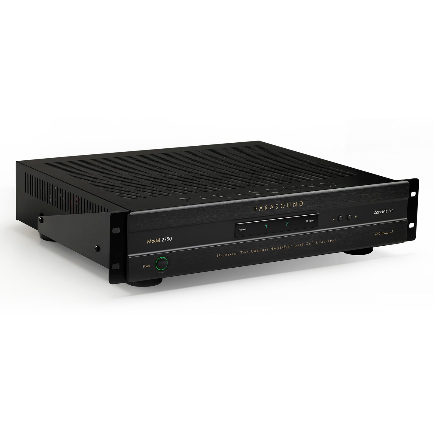 Parasound ZoneMaster 2350 Two Channel Amplifier with Subwoofer Crossover