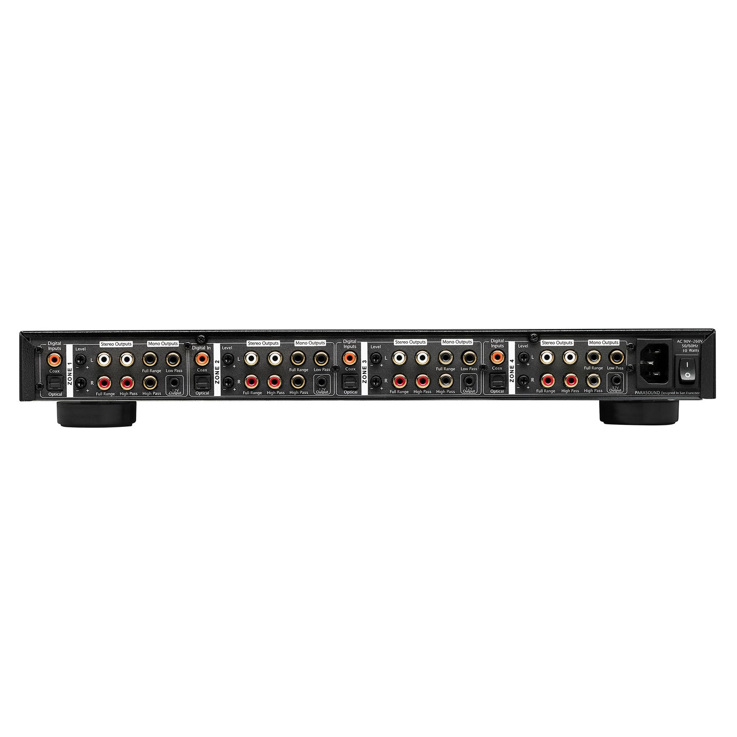 Parasound ZoneMaster 4 DAX Four-Zone DAC & Crossover