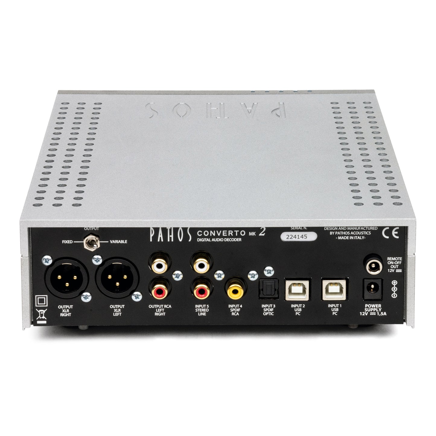 Pathos Converto MkII RR DAC / Preamp / Headphone Amp