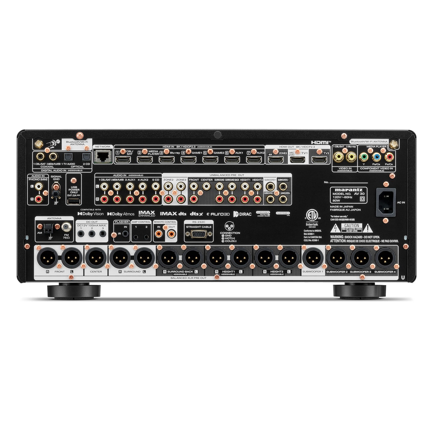 Marantz AV 30 11.4 Channel A/V Preamp Processor