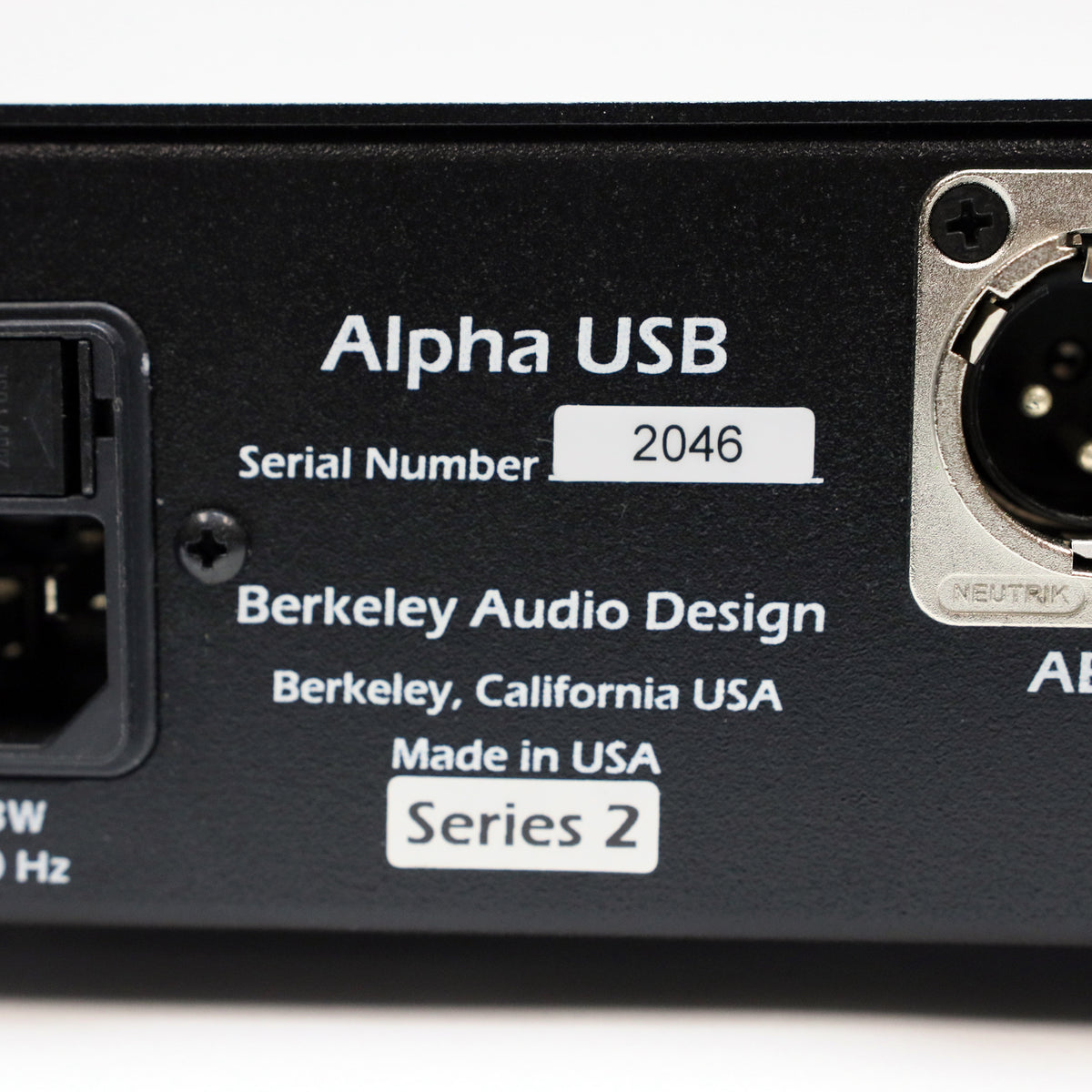 Berkeley Audio Design Alpha USB Series 2 Interface (USED)