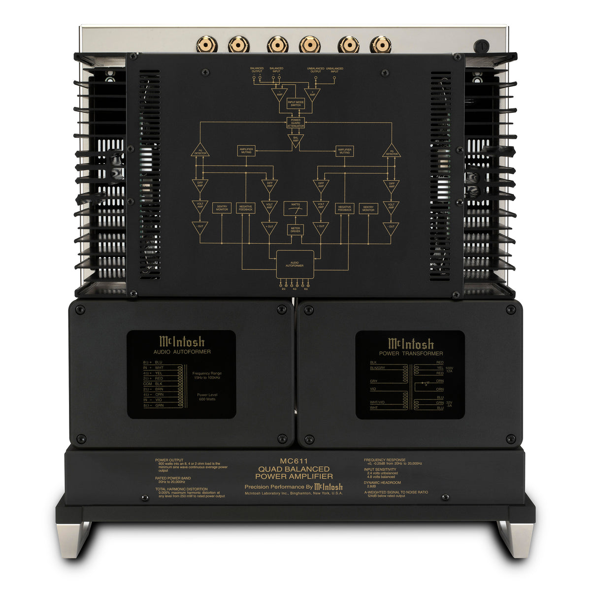 McIntosh MC611 1-Channel Power Amplifier (each)