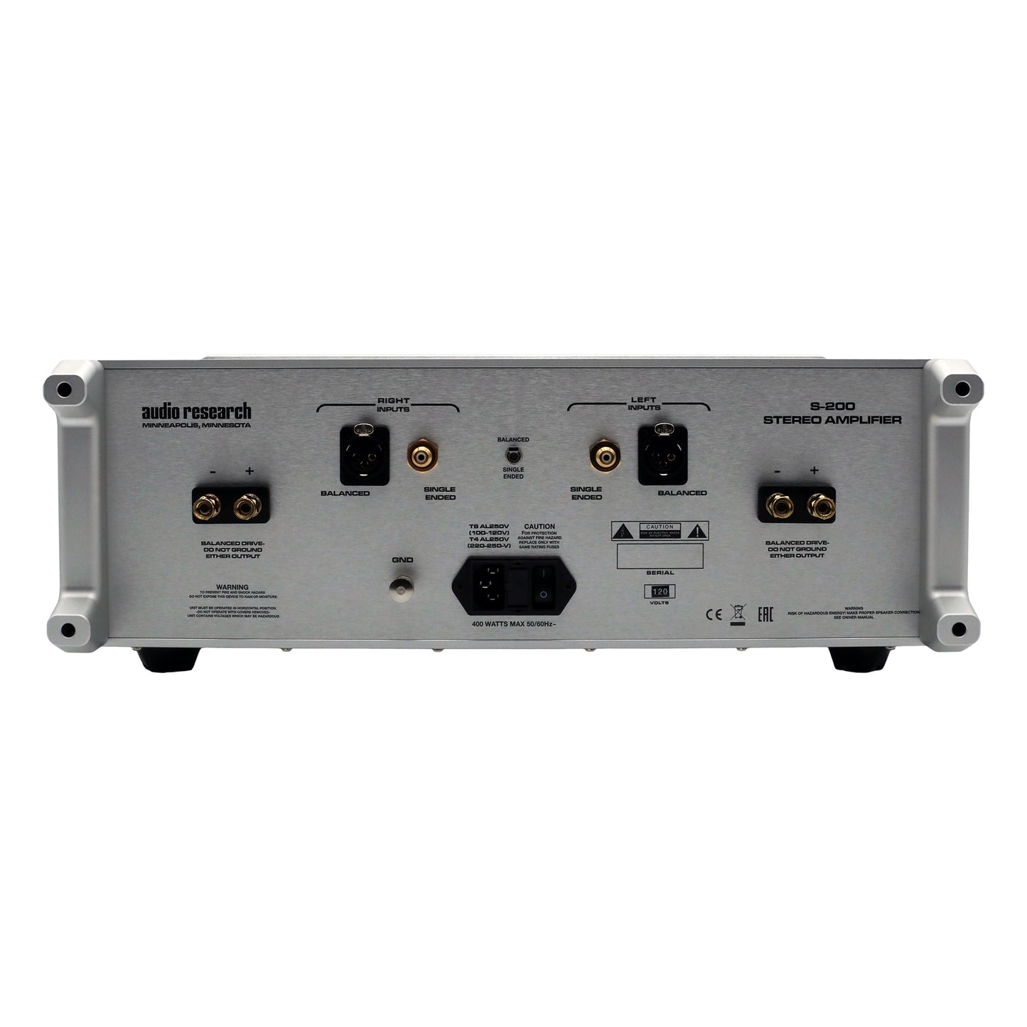 Audio Research S-200 Stereo Power Amplifier