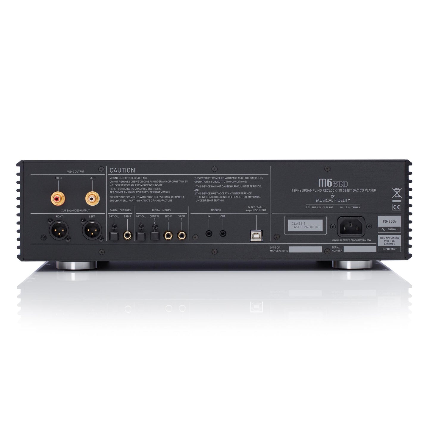 Musical Fidelity M6SCD CD Player / DAC