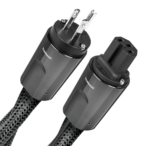 【中古】「非常に良い」AudioQuest Tornado高現在15?Amp電源ケーブル1.0?M AudioQuest Storm Series Tornado Source Component Power Cable