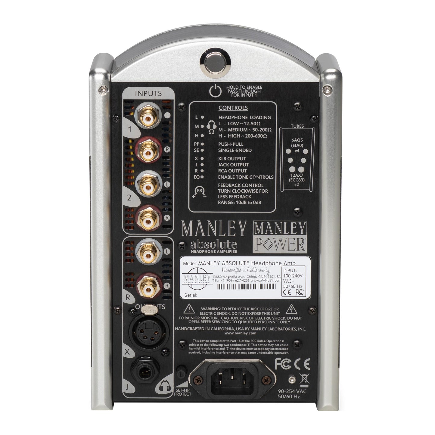 Manley Labs Absolute Headphone Amplifier