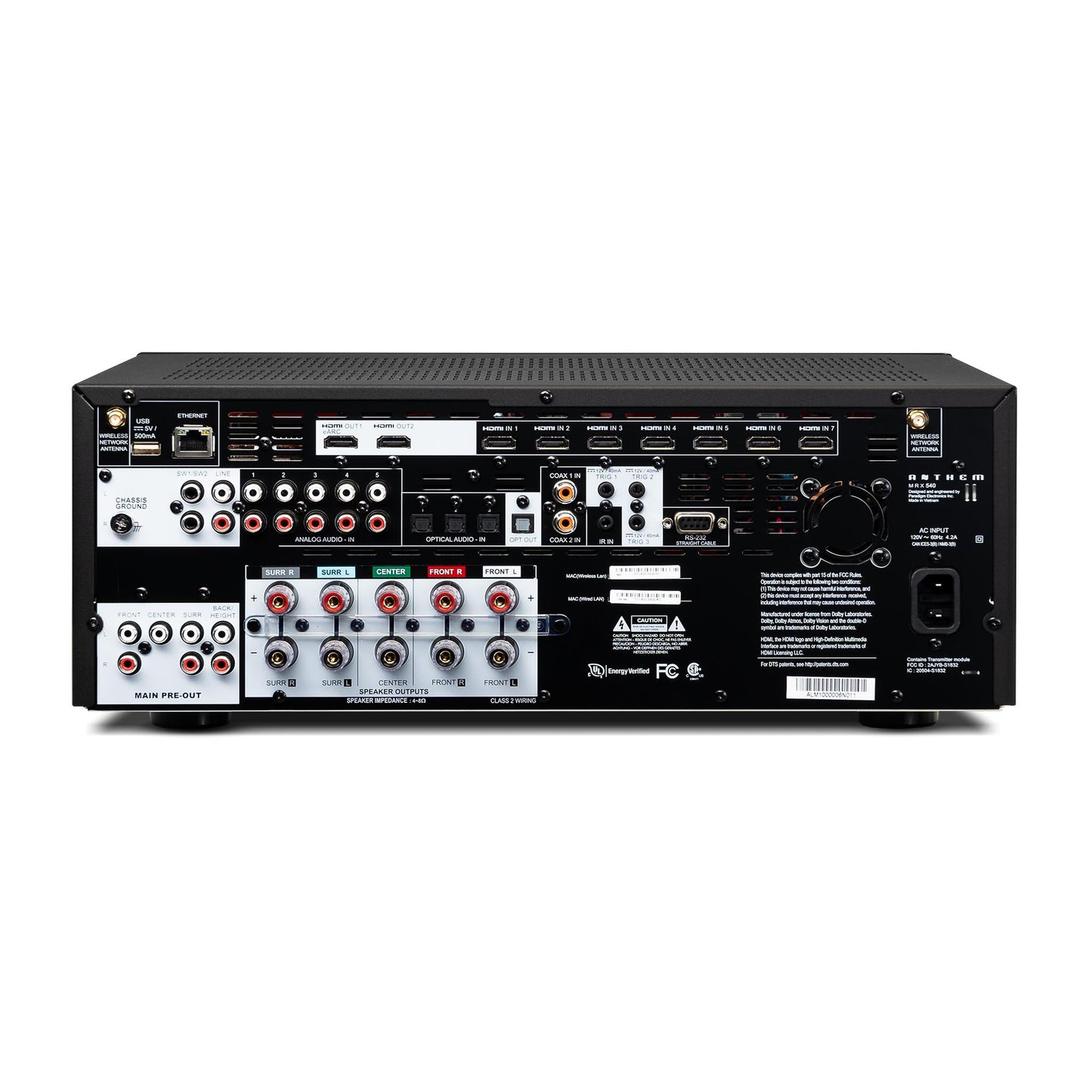 Anthem MRX 540 8K Home Theater Receiver