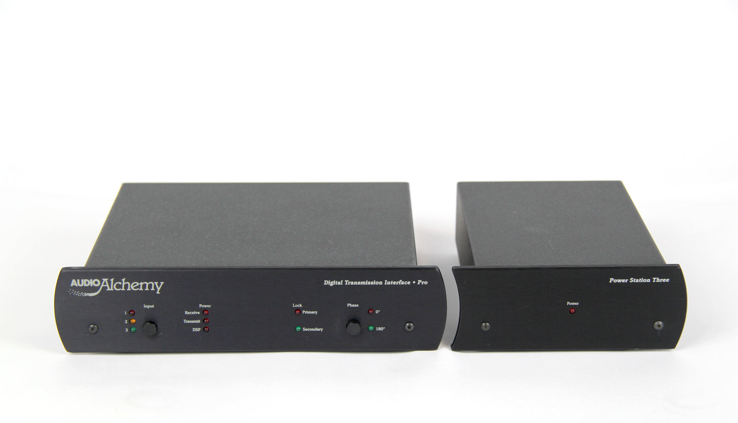 Audio Alchemy Digital Transmission Interface + Power Station Black (USED)