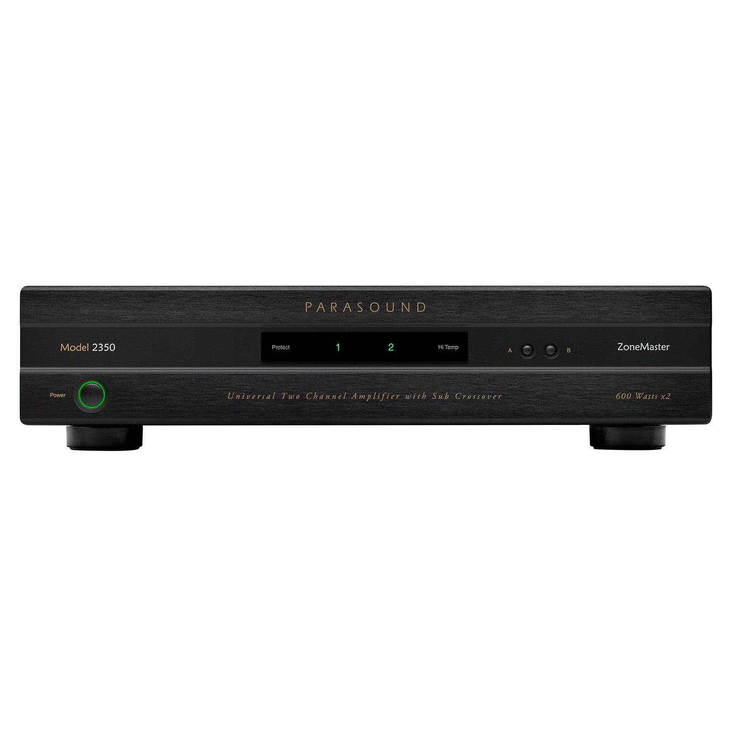 Parasound ZoneMaster 2350 Two Channel Amplifier with Subwoofer Crossover