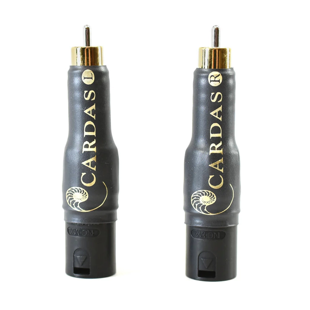 Cardas Male RCA to Male XLR Adapters (pair)