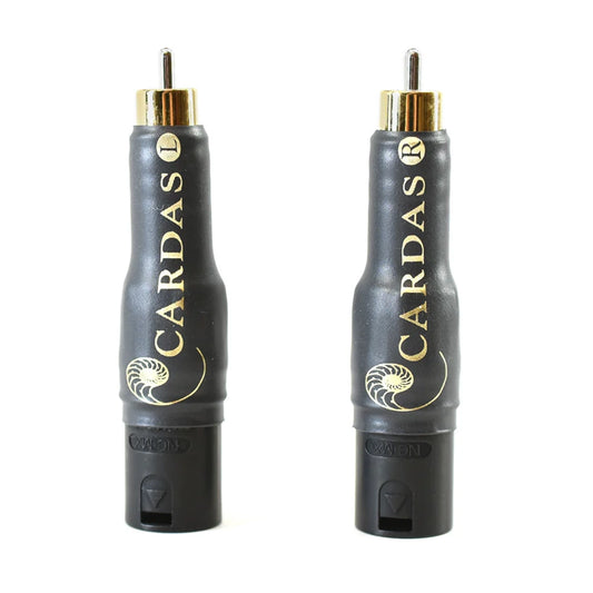 Cardas Male RCA to Male XLR Adapters (pair)