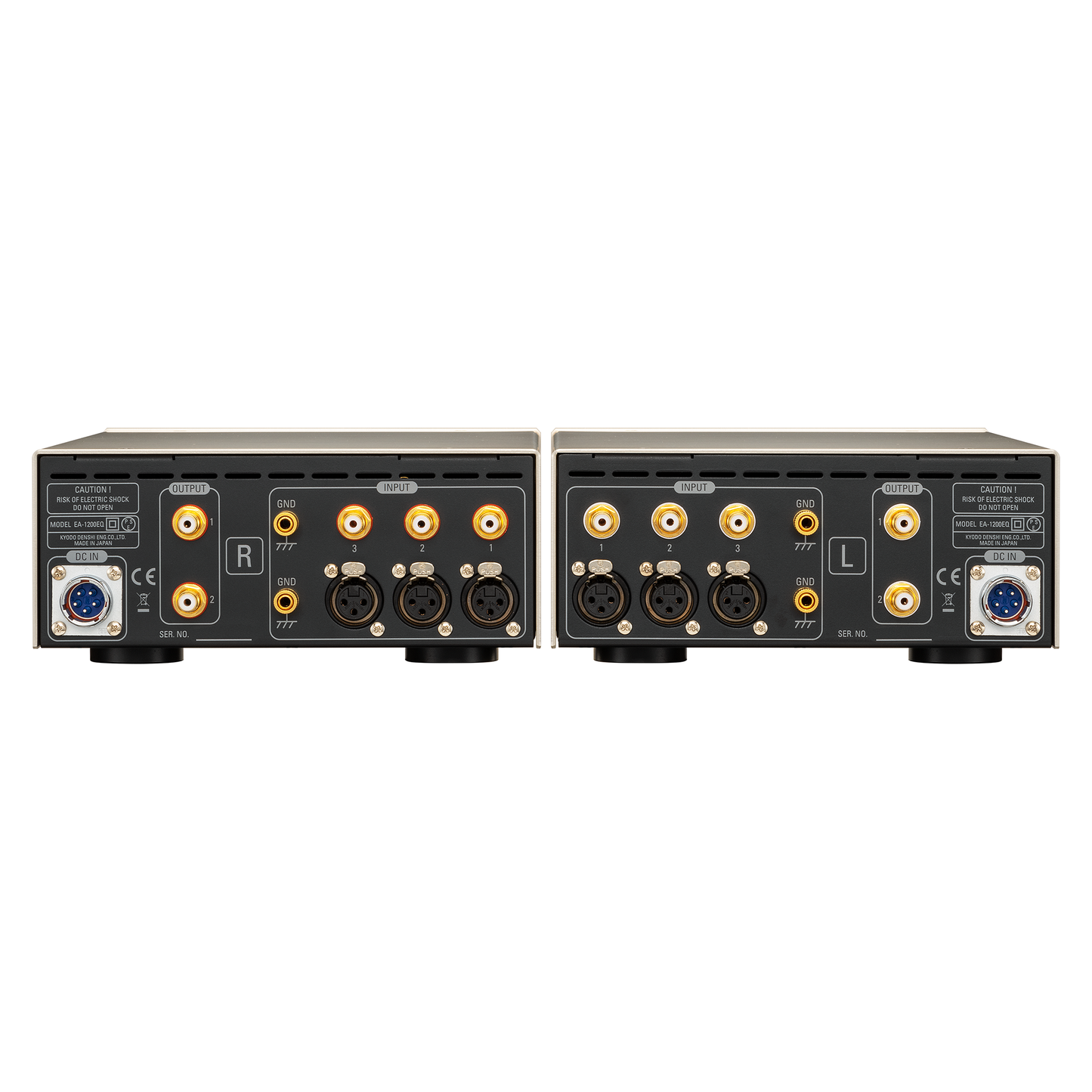 Phasemation EA-1200 Separate Mono Phono EQ Amplifier (3 Boxes)