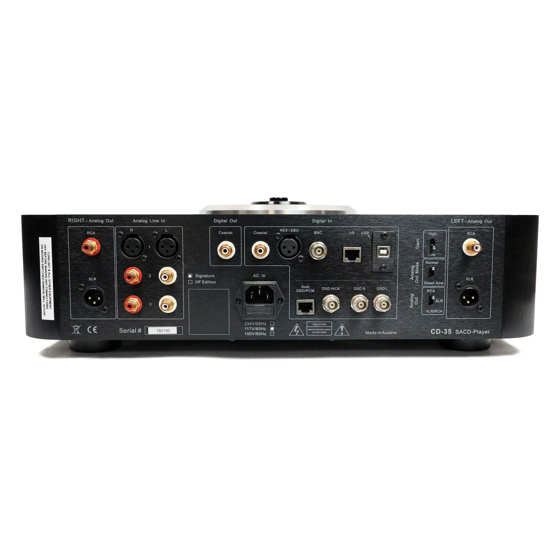 Ayon CD-35 SACD Player - Black (USED)