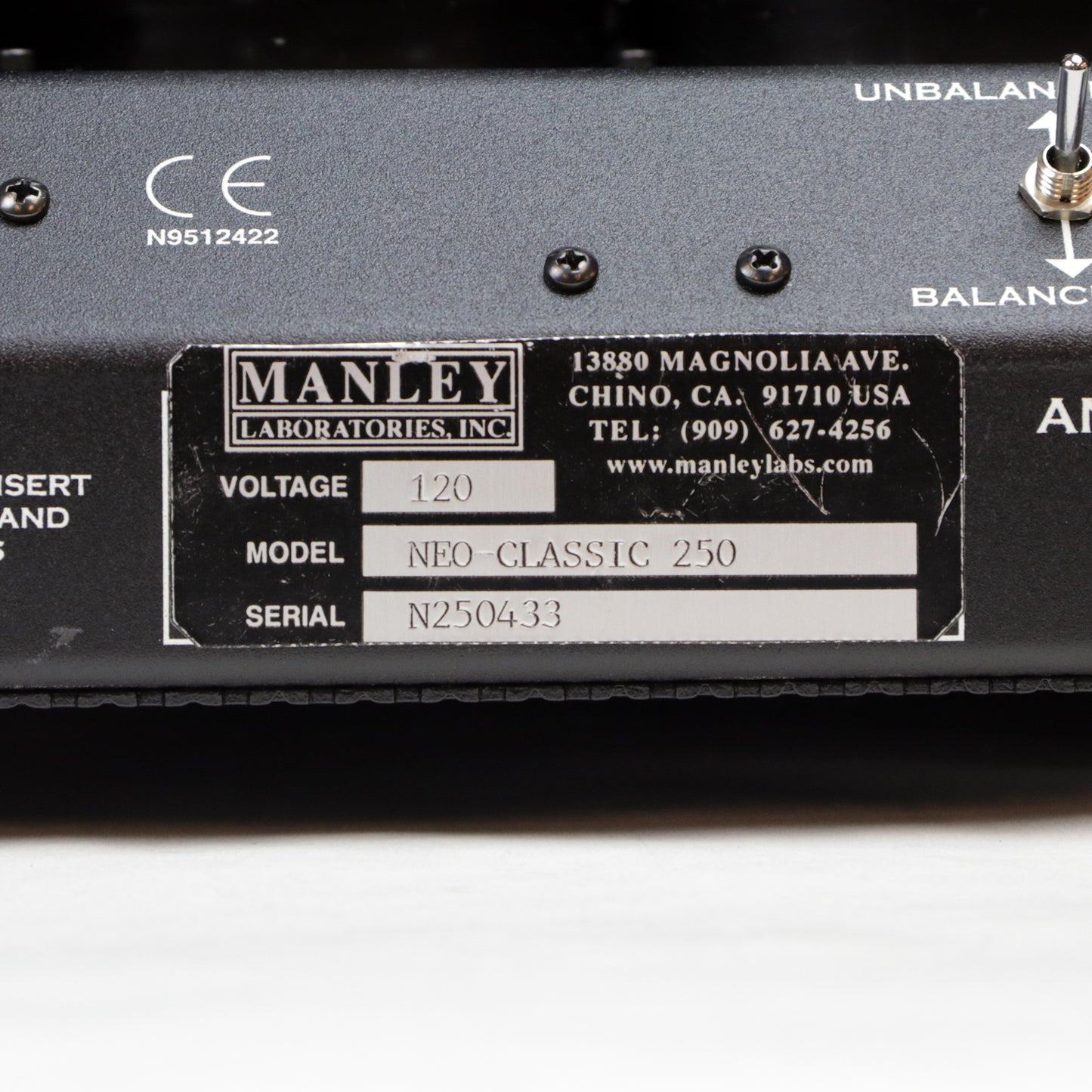 Manley Neo-Classic 250 Monoblocks (pair) (OPEN)