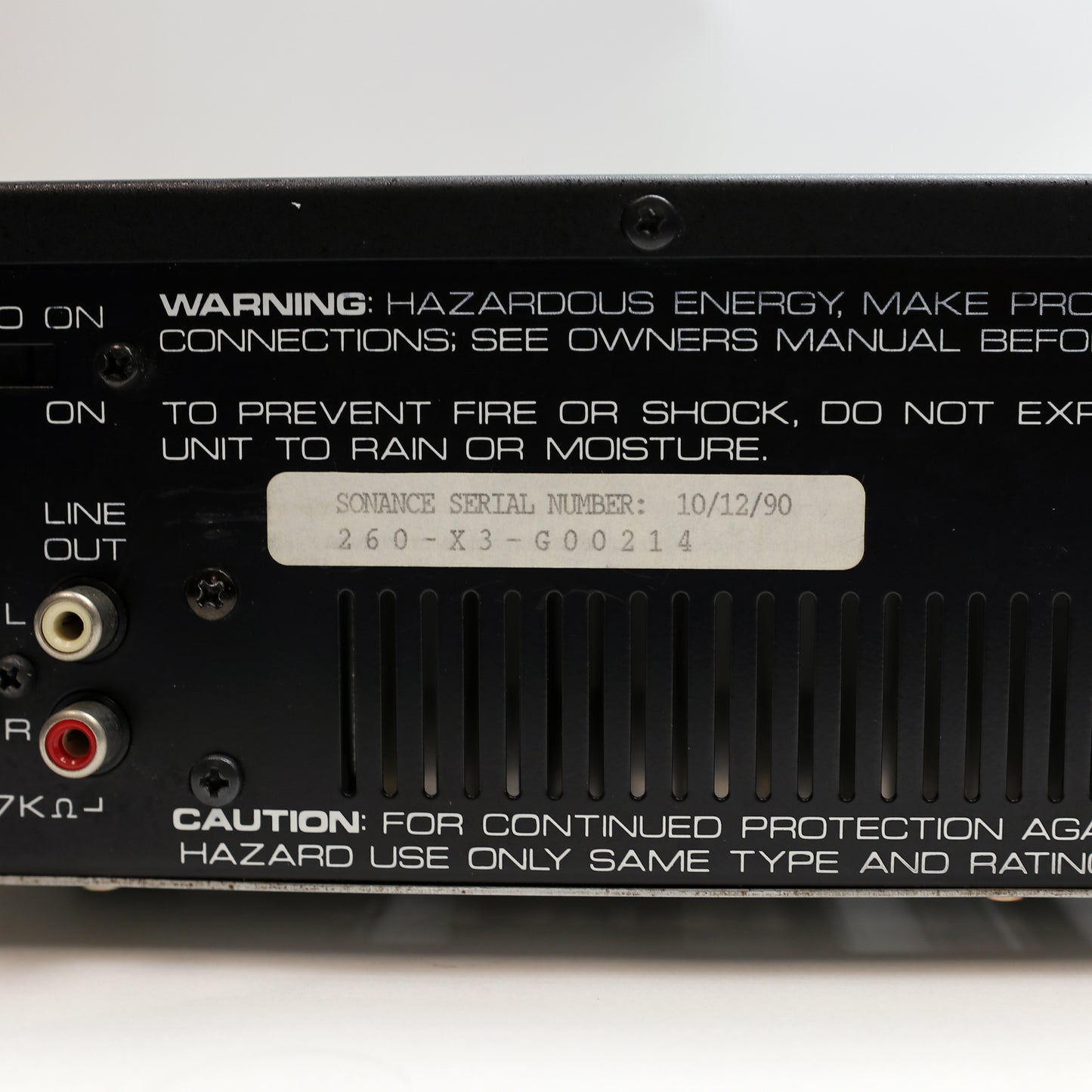 SONANCE SONAMP 260X3 (USED)