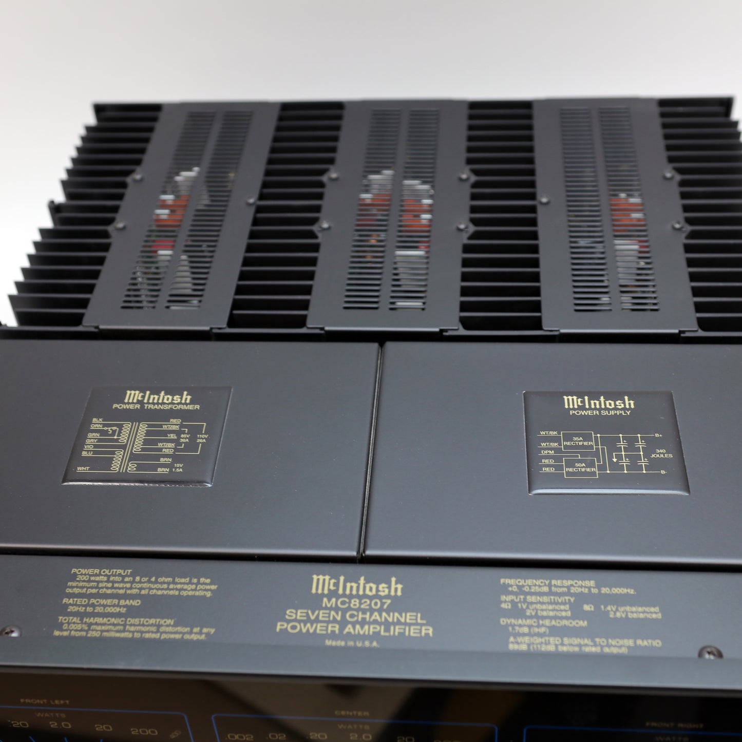 McIntosh MC8207 Seven Channel Amplifier (USED)