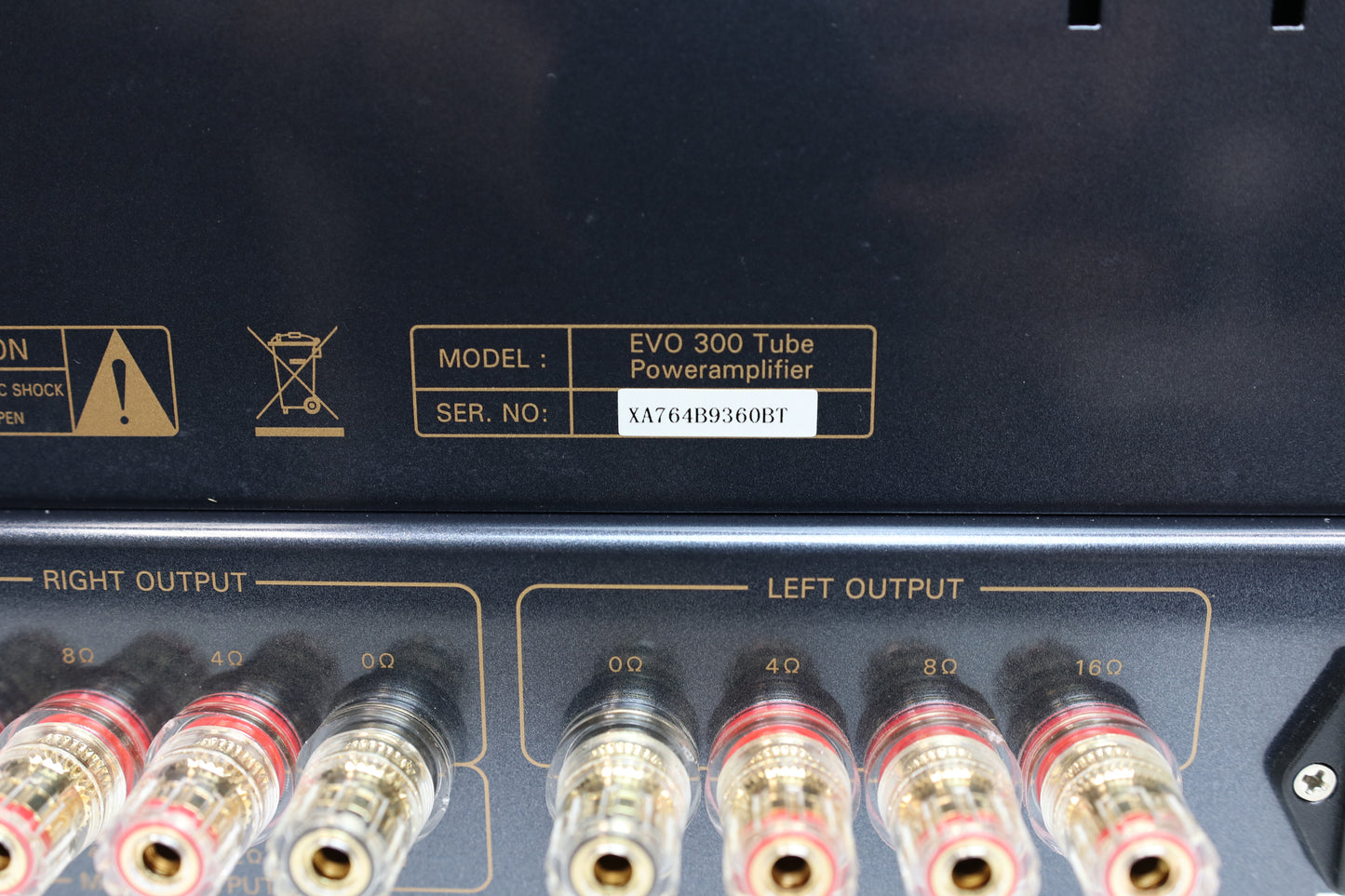 PrimaLuna EVO 300 Tube Poweramp Black (BLEM)