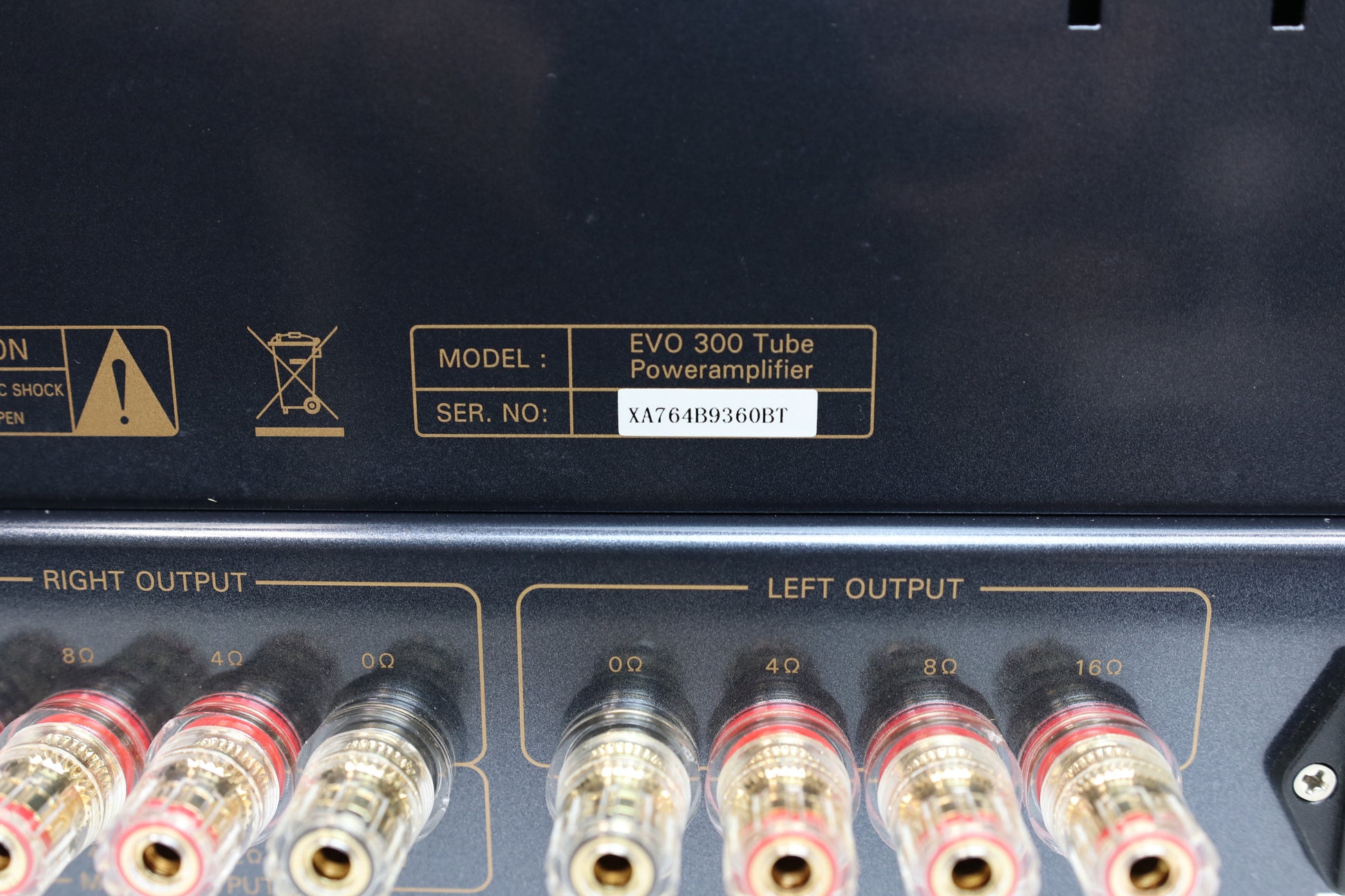 PrimaLuna EVO 300 Tube Poweramp Black (BLEM)
