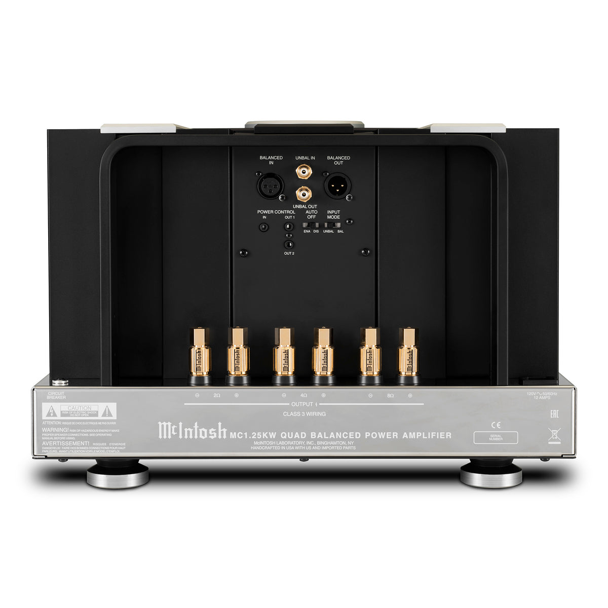 McIntosh MC1.25KW 1-Channel Power Amplifier (each)