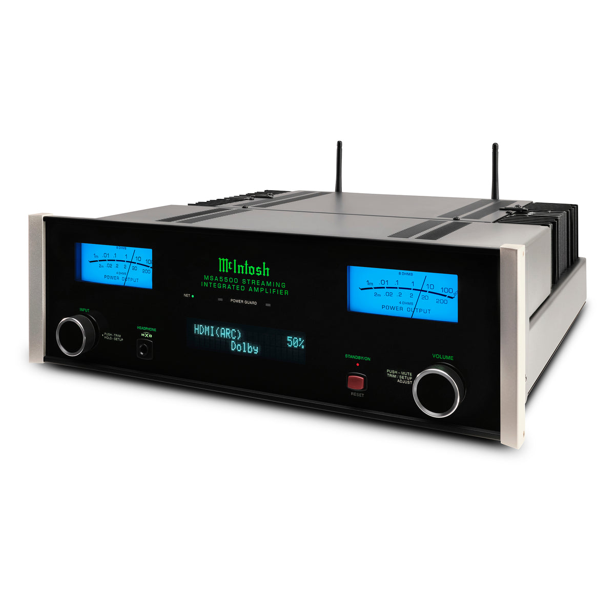 McIntosh MSA5500 2-Channel Streaming Integrated Amplifier