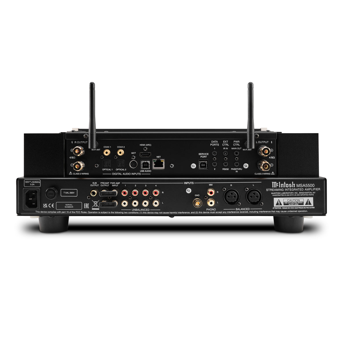 McIntosh MSA5500 2-Channel Streaming Integrated Amplifier