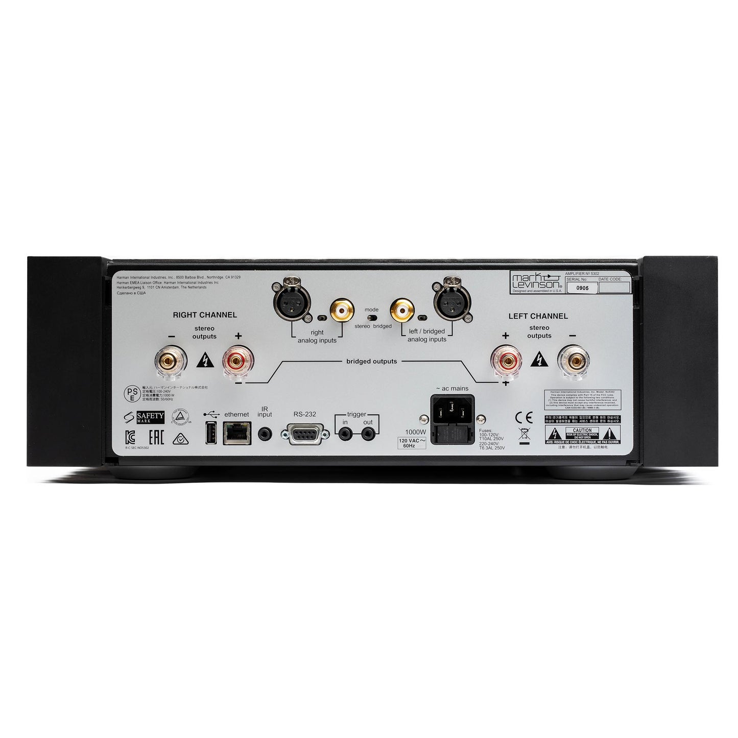 Mark Levinson No. 5302 Dual Mono Amplifier
