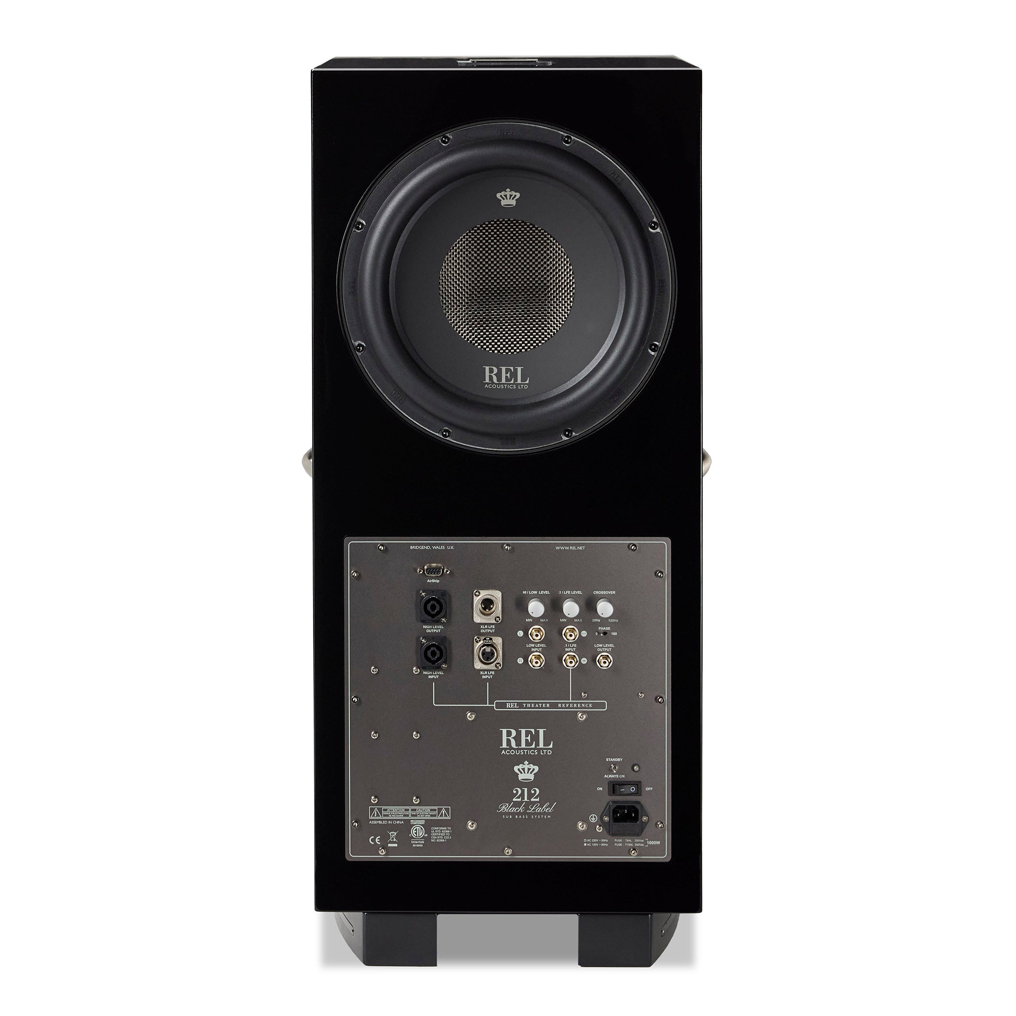 REL Acoustics 212 Black Label Subwoofer - Thumbnail 2