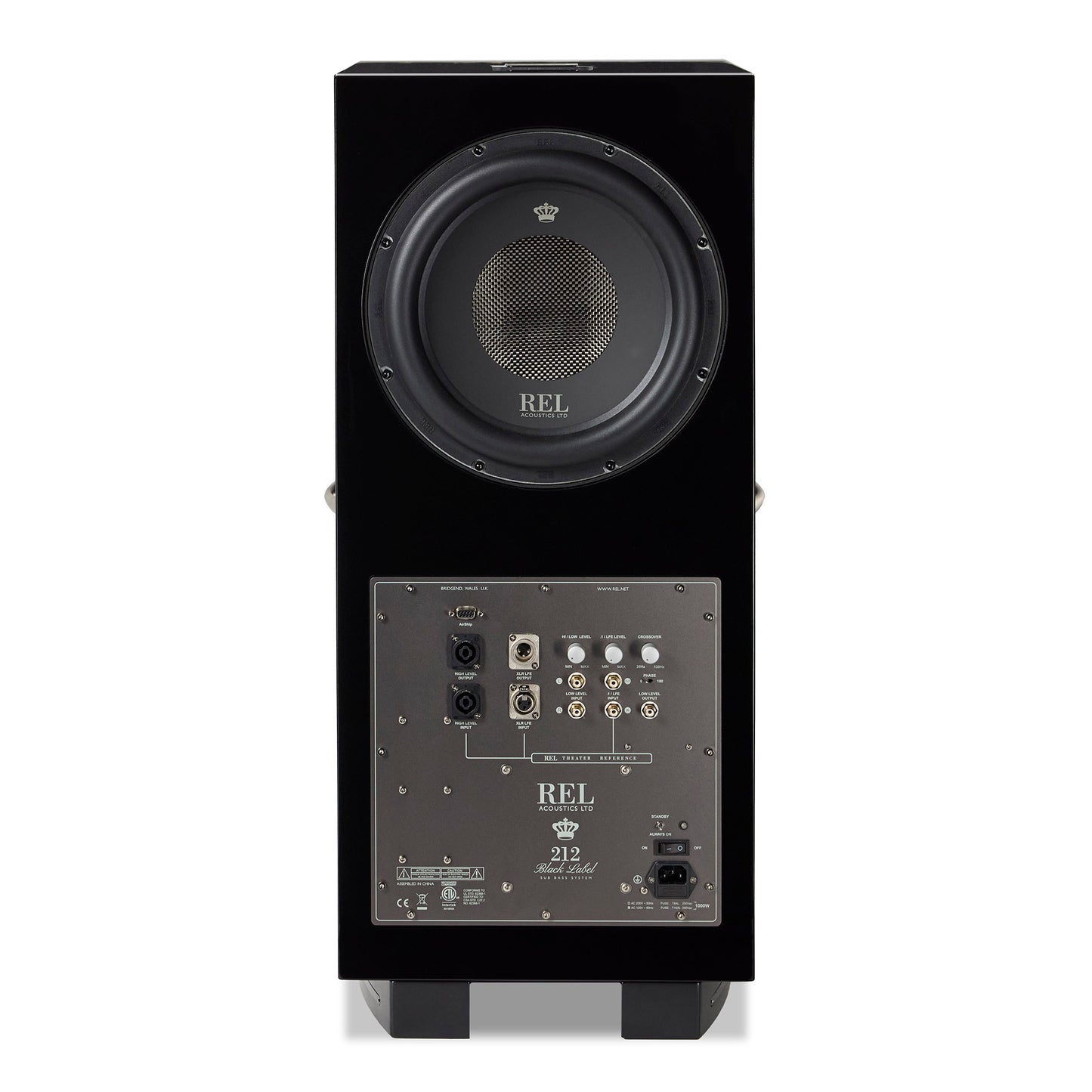 REL Acoustics 212 Black Label Subwoofer