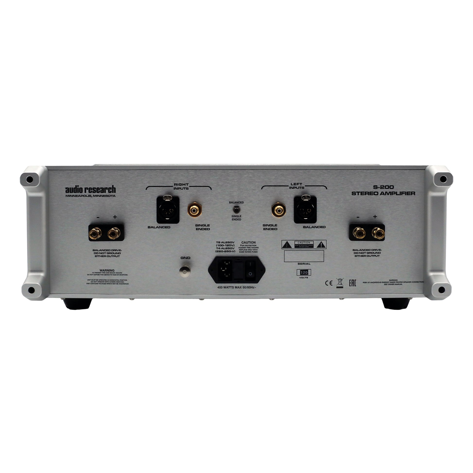 Audio Research S-200 Stereo Power Amplifier