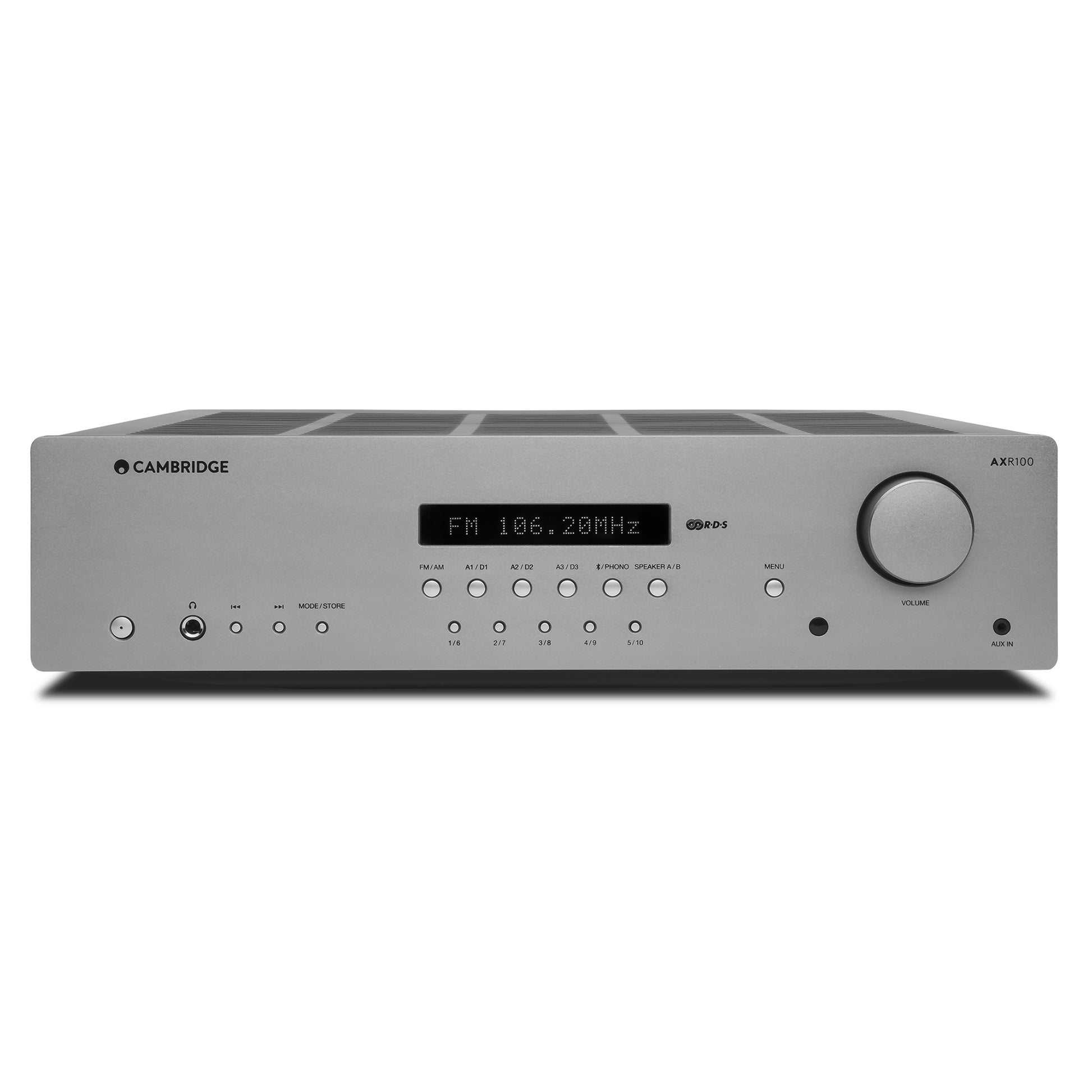 Cambridge Audio AXR100 Stereo Receiver w/ DAC & Bluetooth (OPEN) - Front