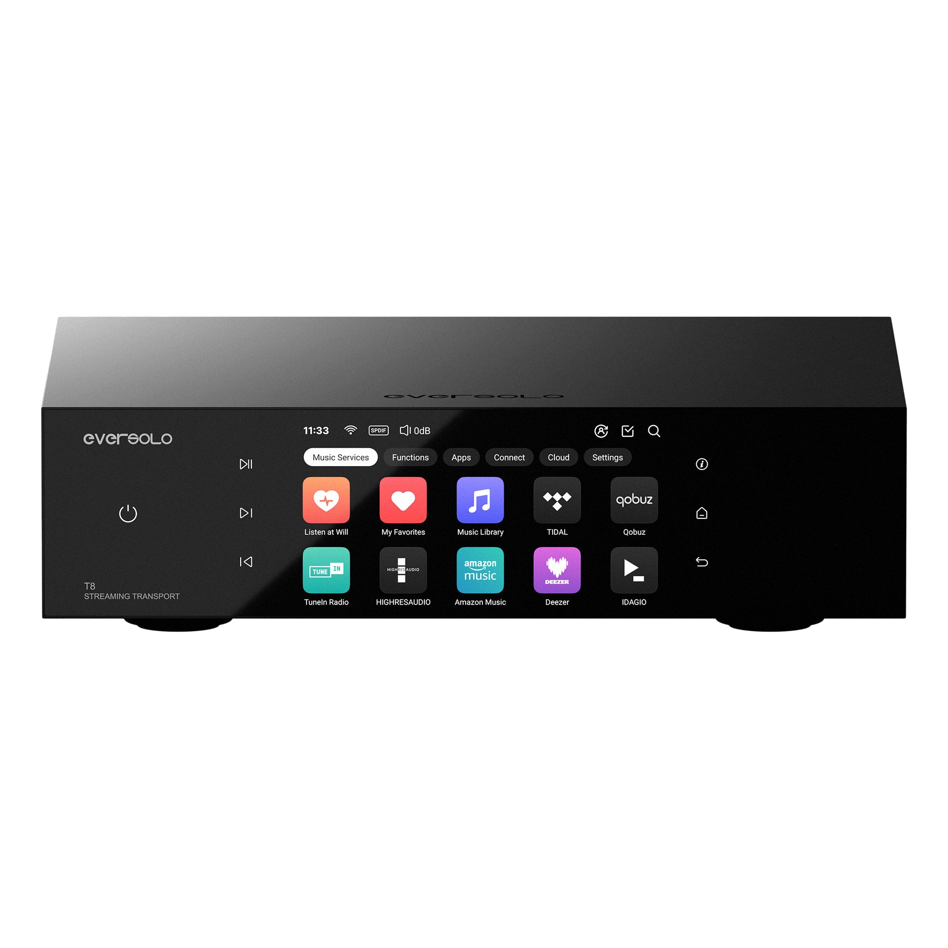 Eversolo T8 Streaming Transport Eversolo T8 Streaming Transport