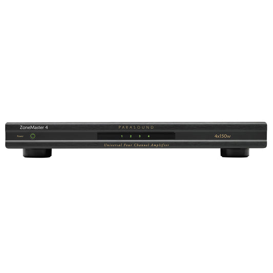 Parasound ZoneMaster 4 Four Channel / 8 Speaker Amplifier with Subwoofer Crossover