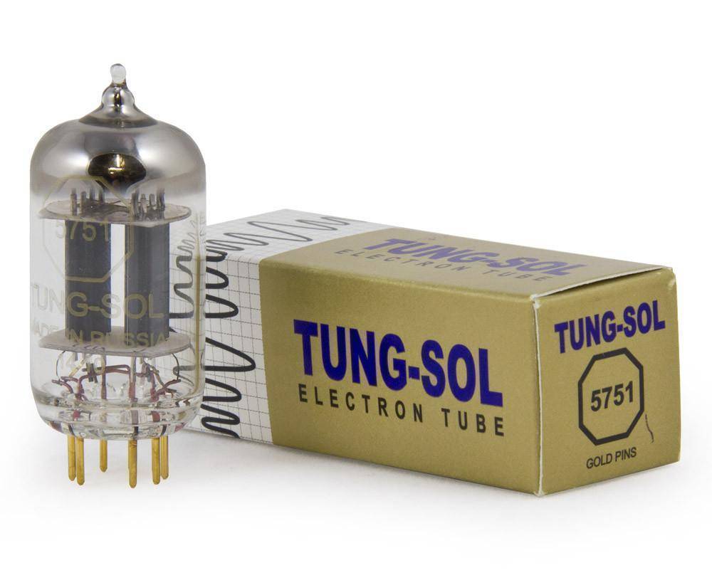 Tung-Sol 5751 Gold Pin Reissue made in Russia