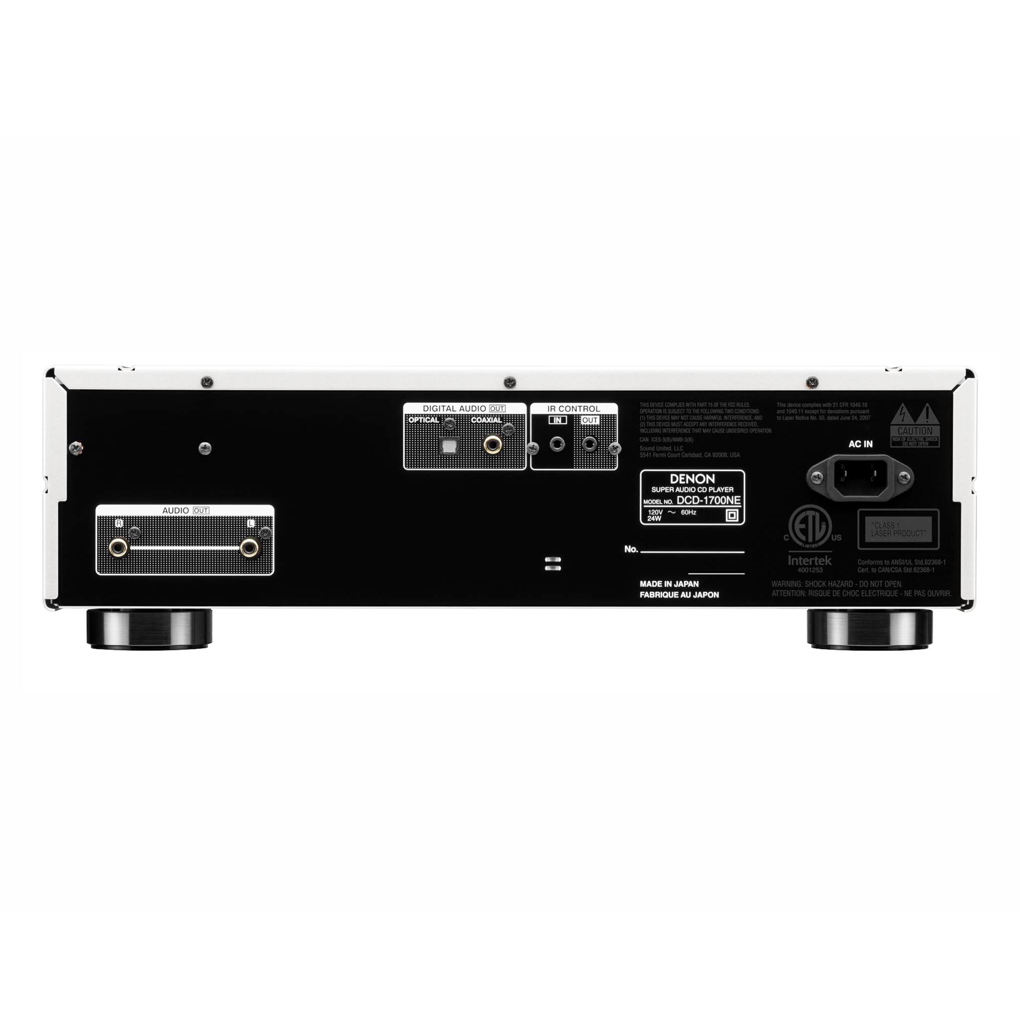 Denon DCD-1700NE SACD Player