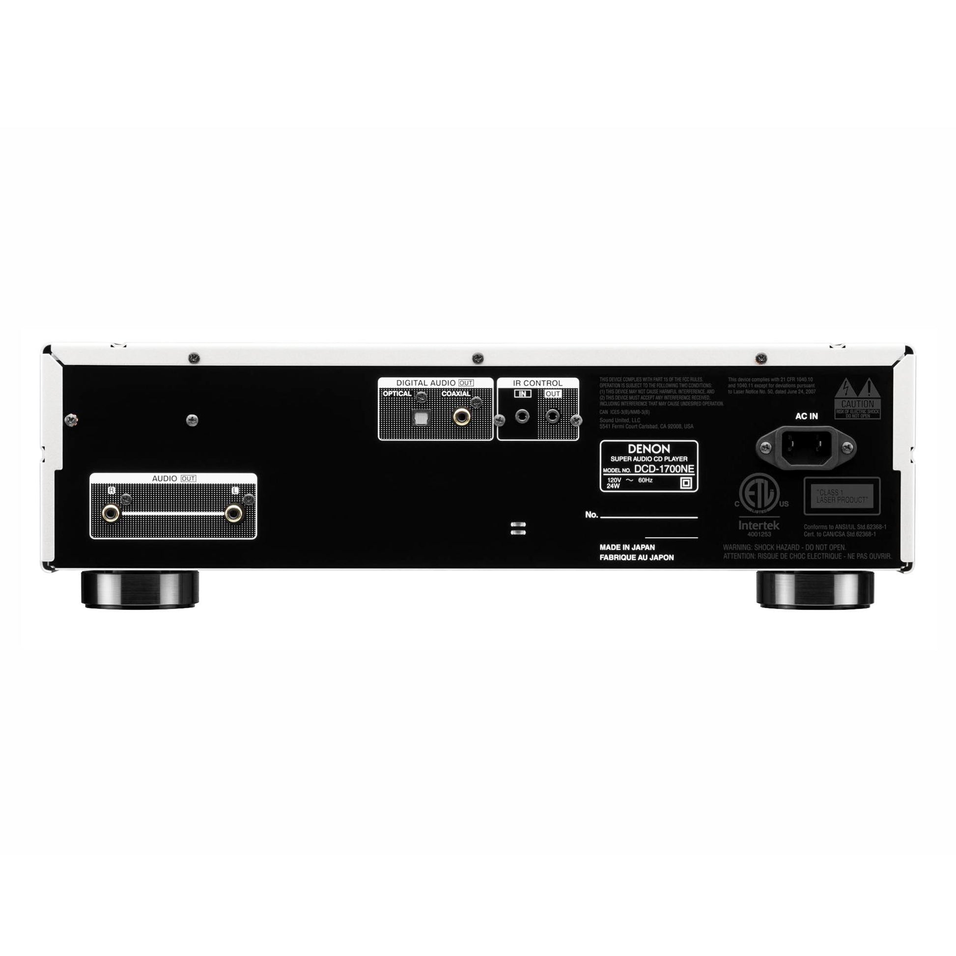 Denon DCD-1700NE SACD Player – Upscale Audio