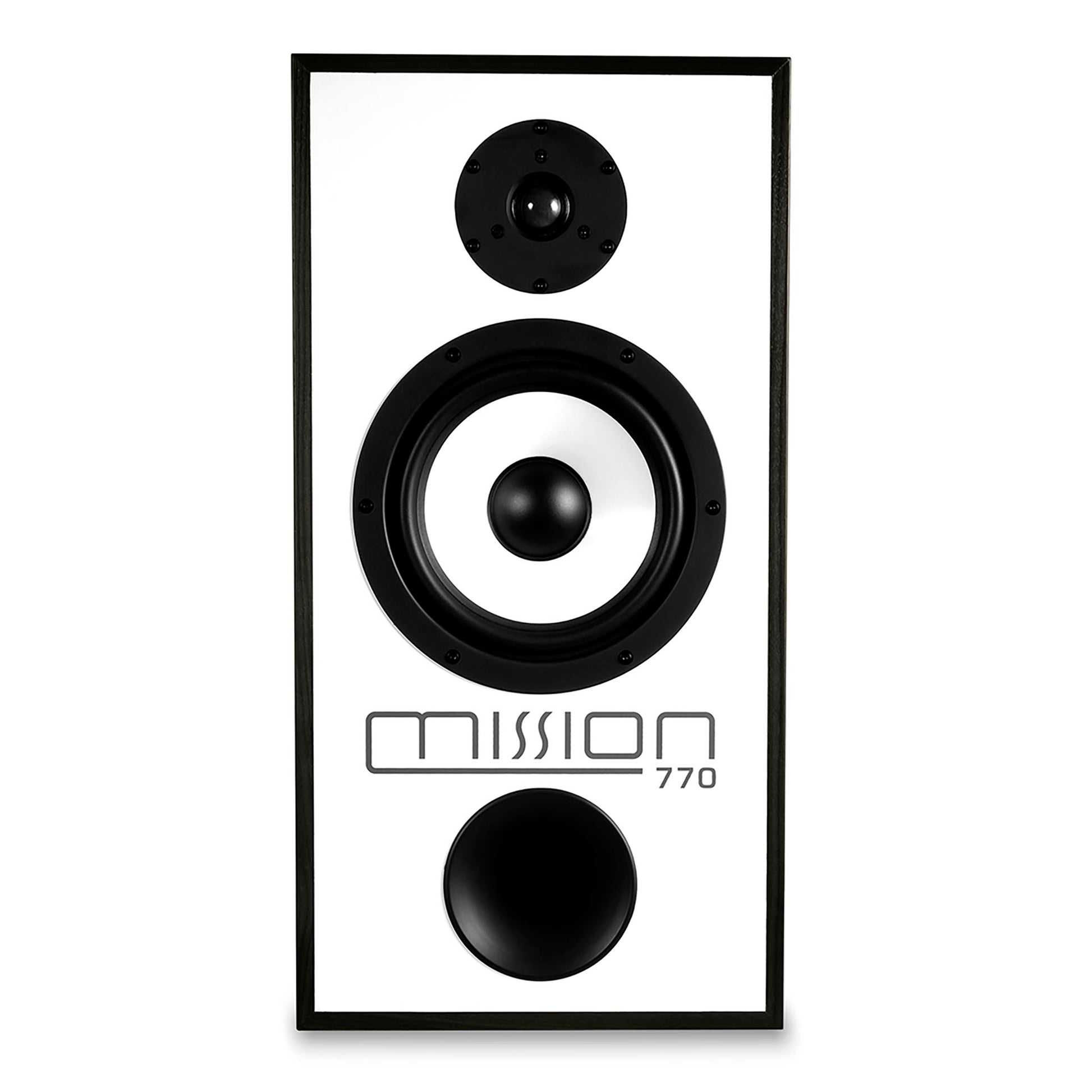 Mission 770 Bookshelf Loudspeakers with Stands (pair) - Black, front
