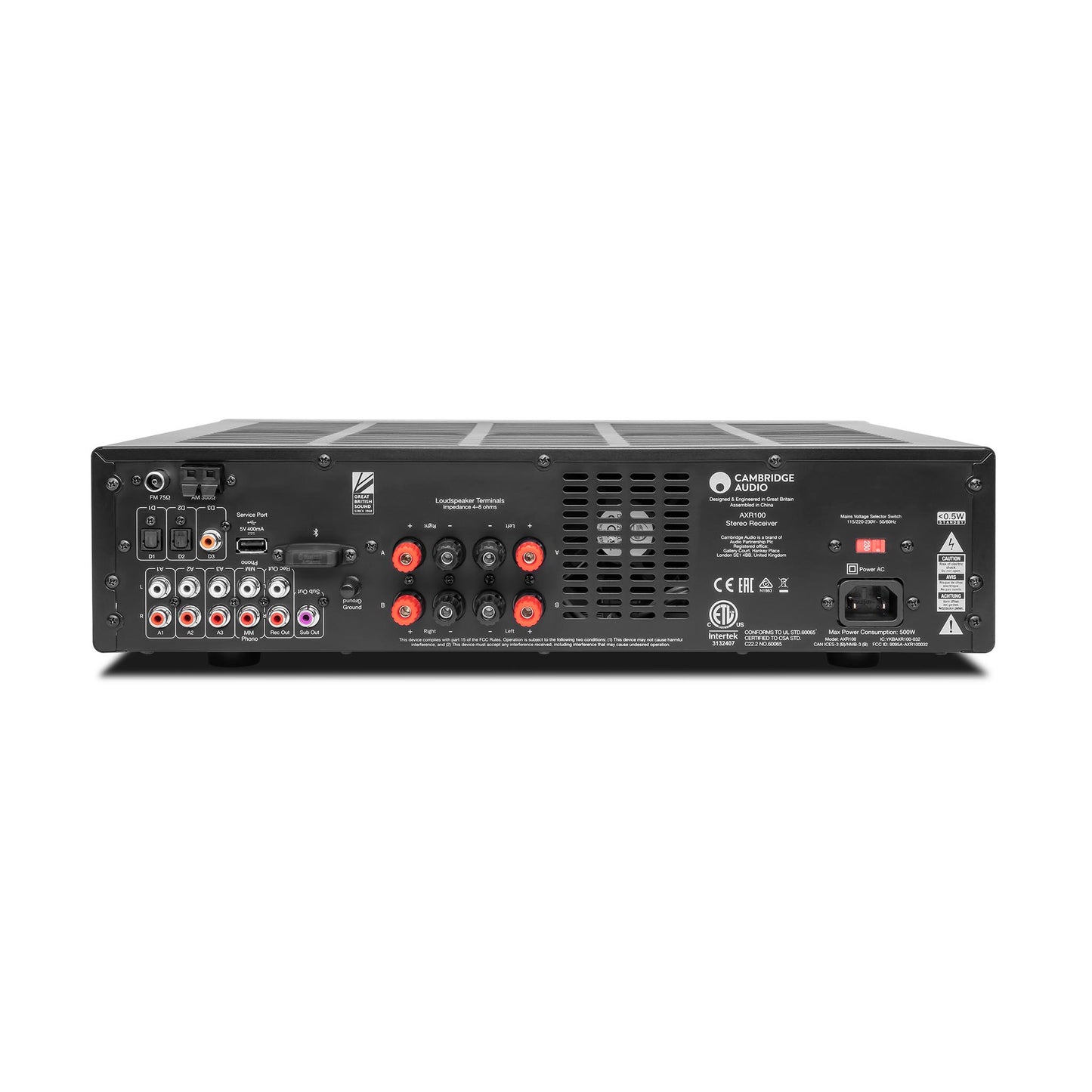 Cambridge Audio AXR100 Stereo Receiver w/ DAC & Bluetooth