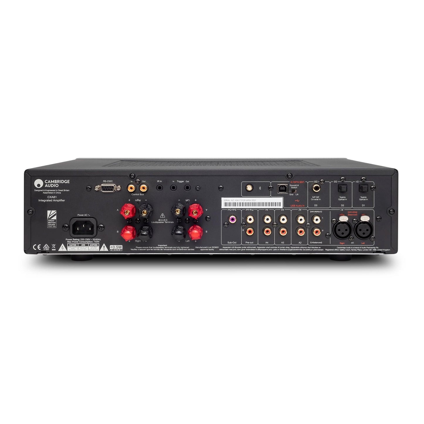 Cambridge Audio CXA81 Integrated Amplifier w/ DAC & Bluetooth
