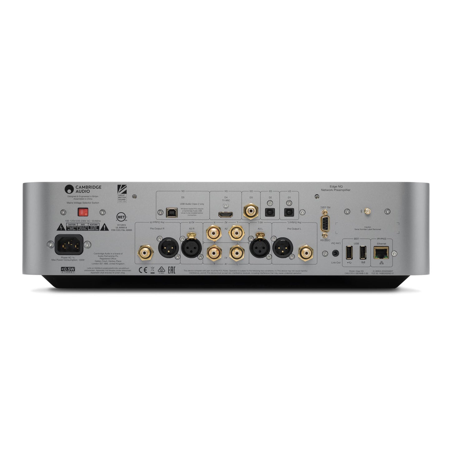 Cambridge Audio Edge NQ Preamplifier / Network Player / DAC