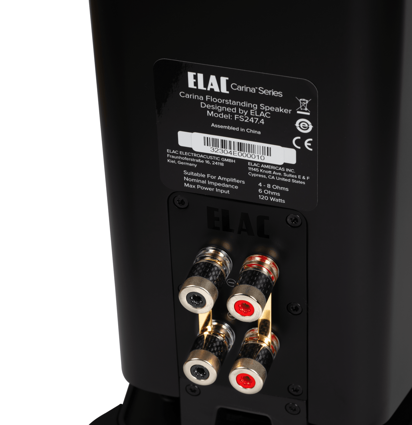 ELAC Carina FS247.4 Floorstanding Loudspeaker (each) (OPEN)