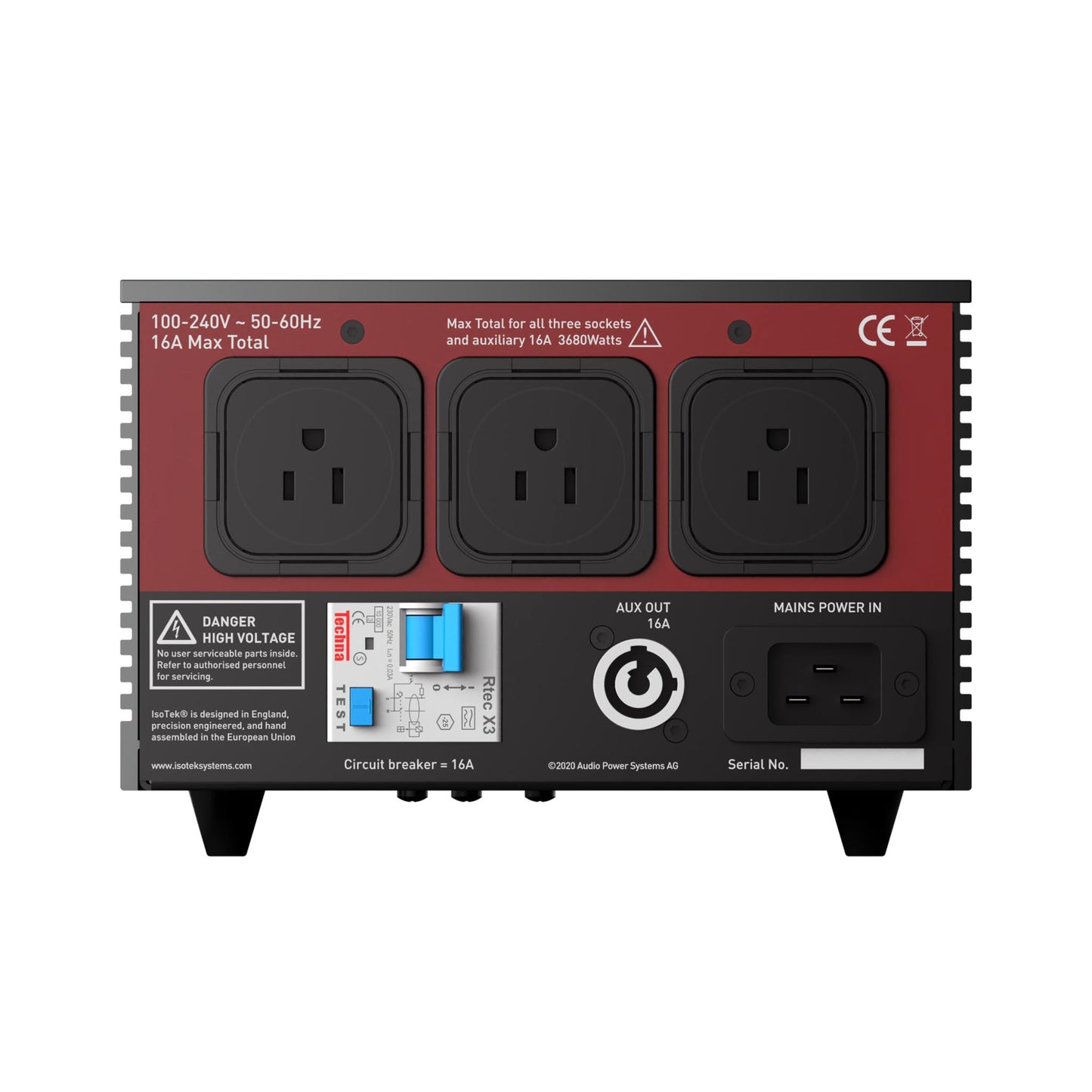 IsoTek V5 Titan Power Conditioner with Premier C19 Power Cable