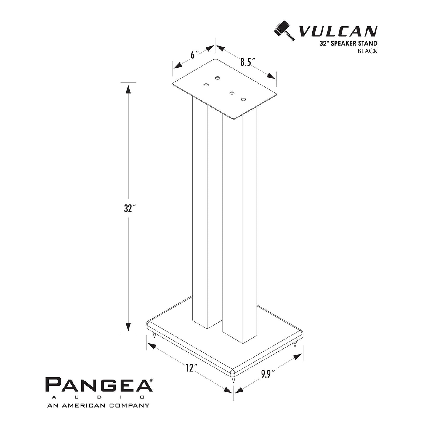 Pangea Audio DS200 Speaker Stands (pair)