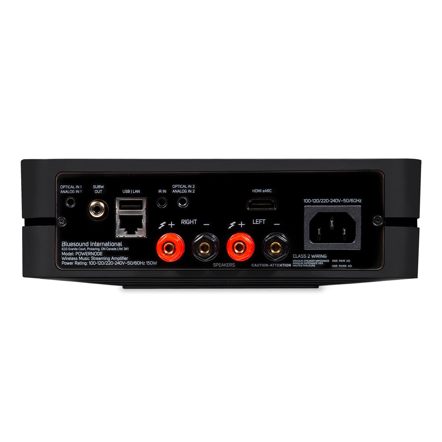 Bluesound POWERNODE - Streamer / Music Server / DAC / Amplifier