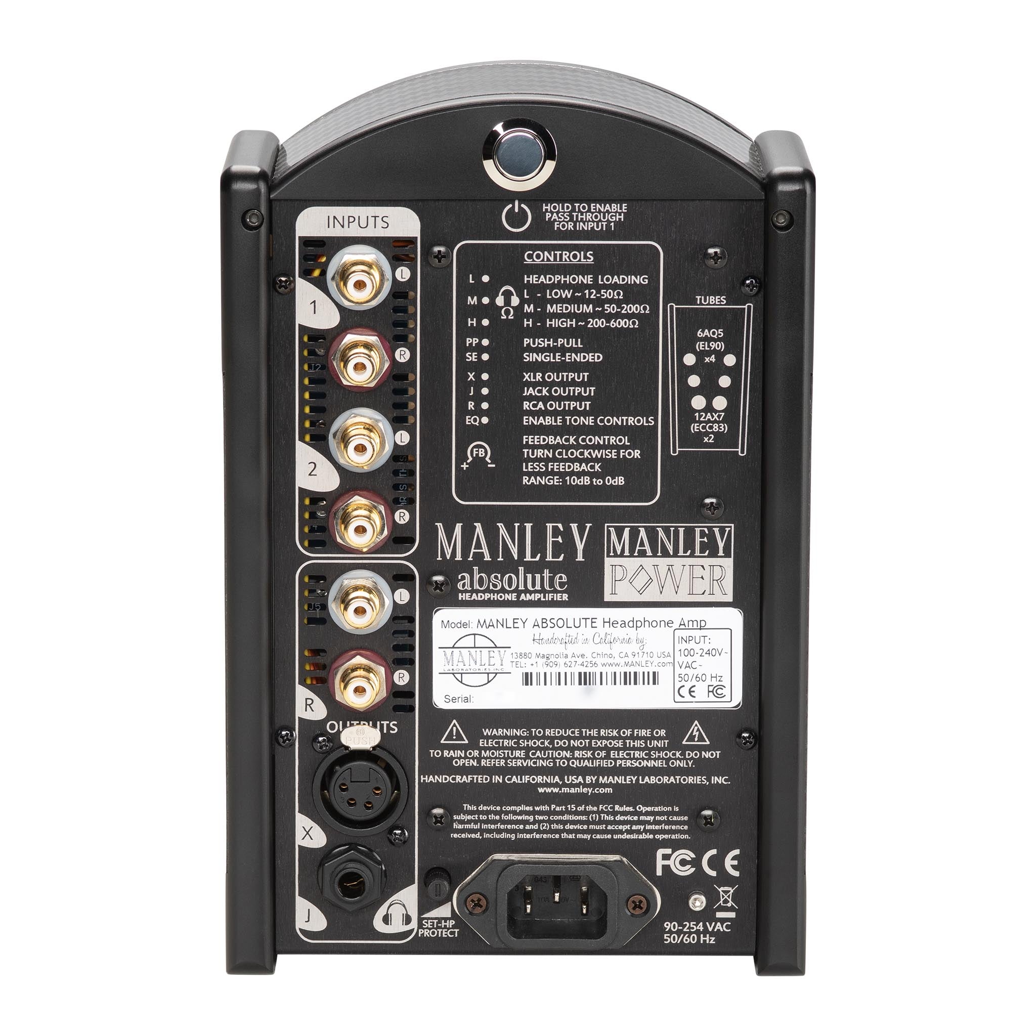 Manley absolute 2024 headphone amp