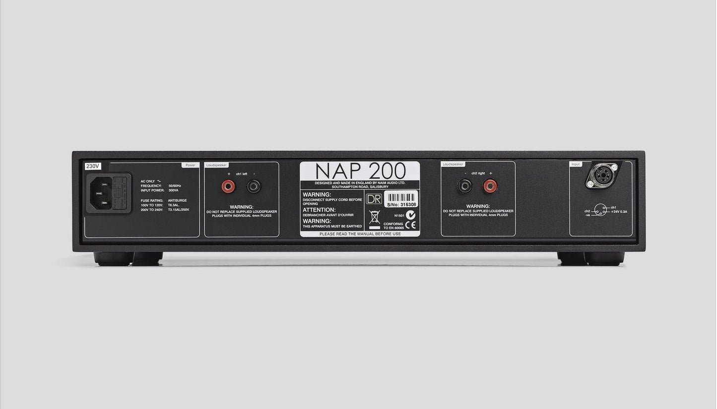 Naim NAP 200-DR Stereo Power Amplifier (OPEN)