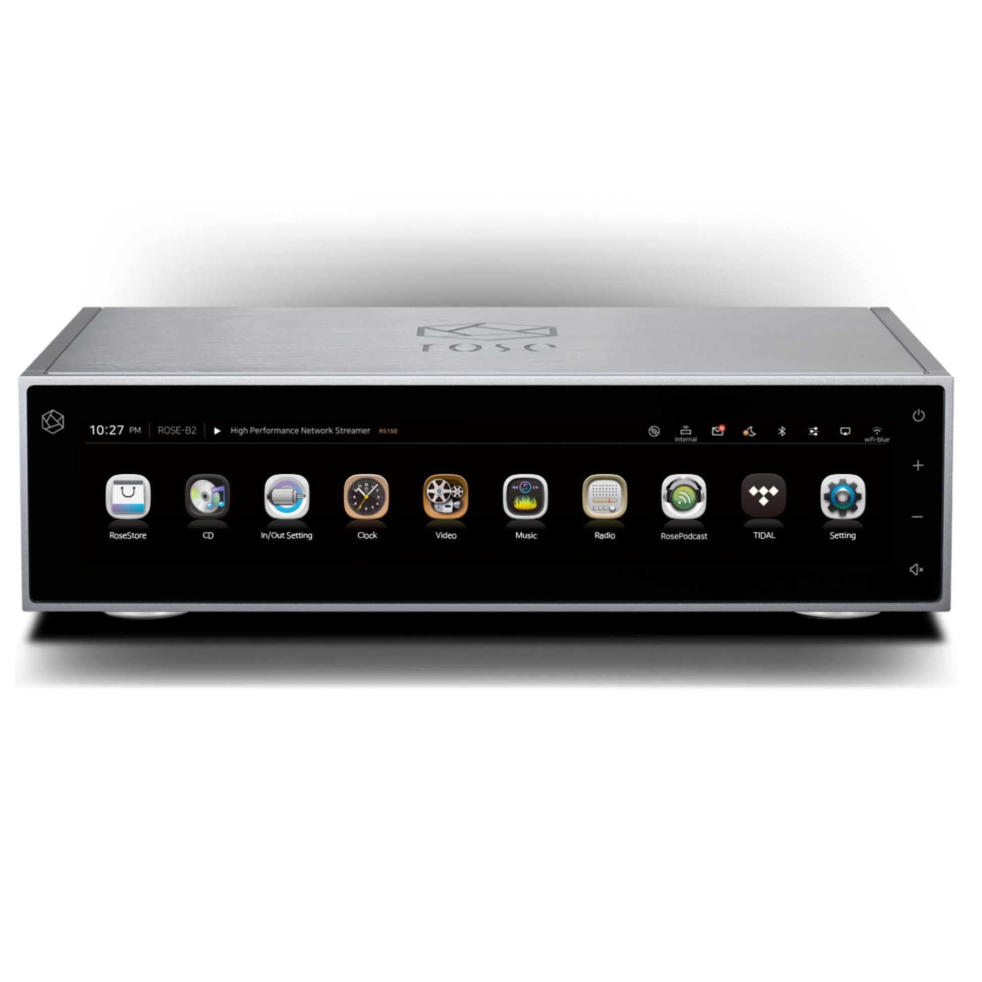 Rose RS150B Reference Network Streamer - Silver