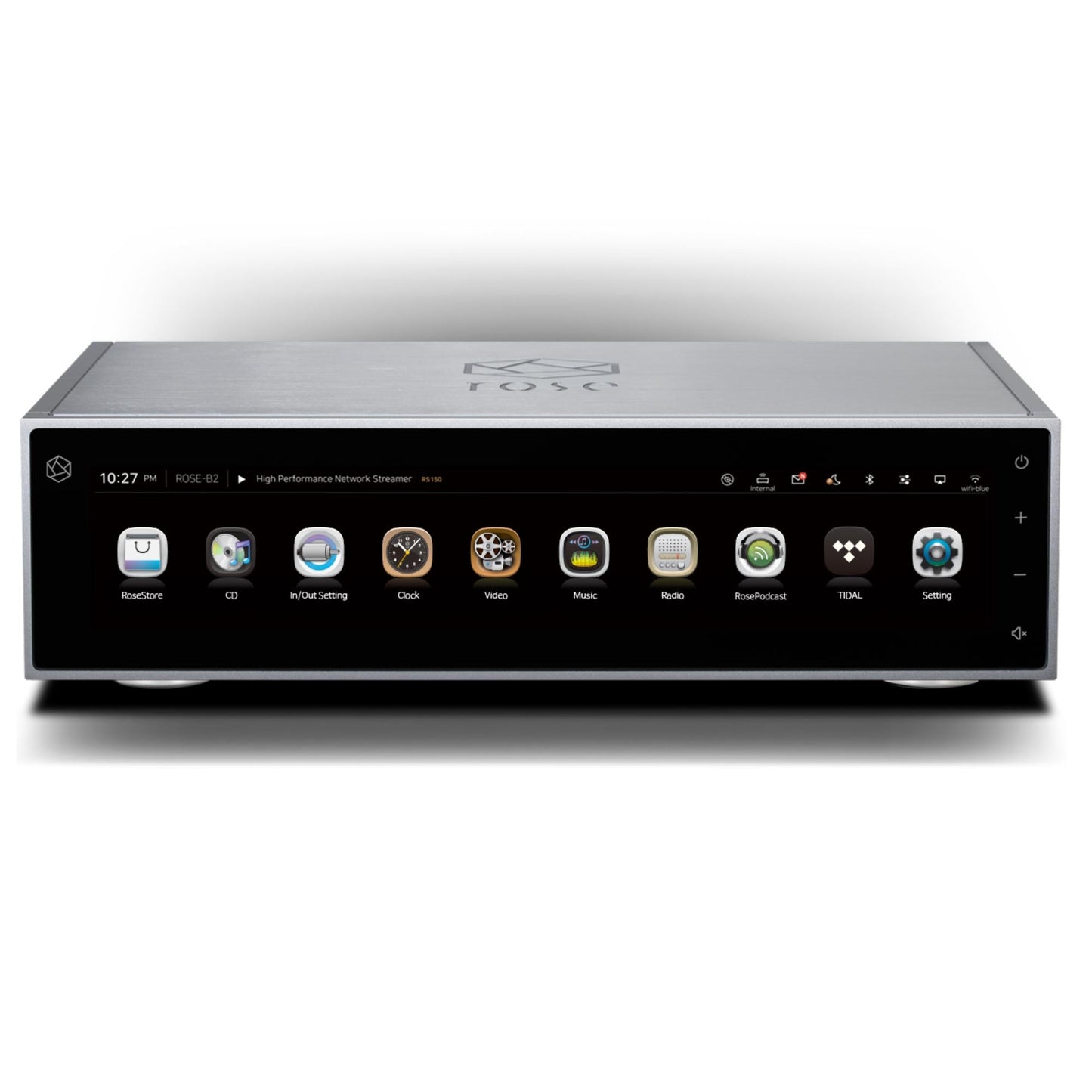 Rose RS150B Reference Network Streamer - Silver